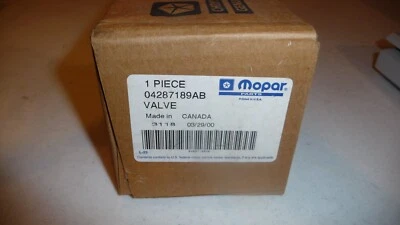 Nuevo En Caja Chrysler Dodge Mopar 04287189AB EGR Válvula OEM Antiguo Stock Nuevo de Lote Antiguo Pieza de Coche Foto 1 de 4