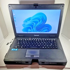 GETAC S400G2 I5-3320M 2.6GHz 14" TouchScr. NoCaddy 8GbRAM 120GB-SSD-CD-Bay Win11 - Picture 1 of 24