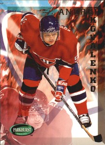 1995-96 Parkhurst International Canadiens Hockey Card #382 Andrei Kovalenko