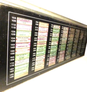 NSM PRESTIGE 160 parte: CANCIONBOARD COMPLETO con MARCO DE VIDRIO Y METAL. 38 y 1/2 X 15 - Imagen 1 de 4