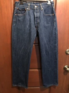 32x30 Button Fly 501xx Levi Strauss/Levi’s blaue Jeans (eigentlich (32x28) gebraucht, in einwandfreiem Zustand - Bild 1 von 6