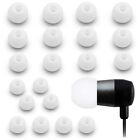 MMOBIEL10 Pairs Silicone Ear Tips Earbuds Set for various headphones (White)