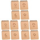  12 Pcs Notebook Office Memo Pad Small Notebooks Accessories