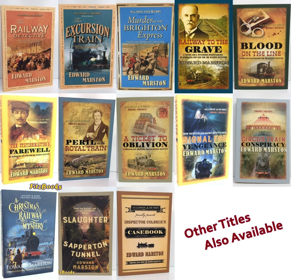 Railway Detective Mix and Match NEW Paperbacks - Edward Marston (Nov 25) Hotel - Image 1 of 1