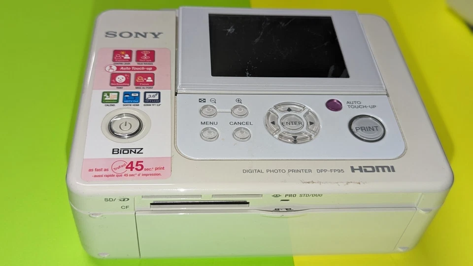 SONY Picture Station DPP-FP95 Digital Portable Photo Printer Untested - Or Parts - Image 1 of 4