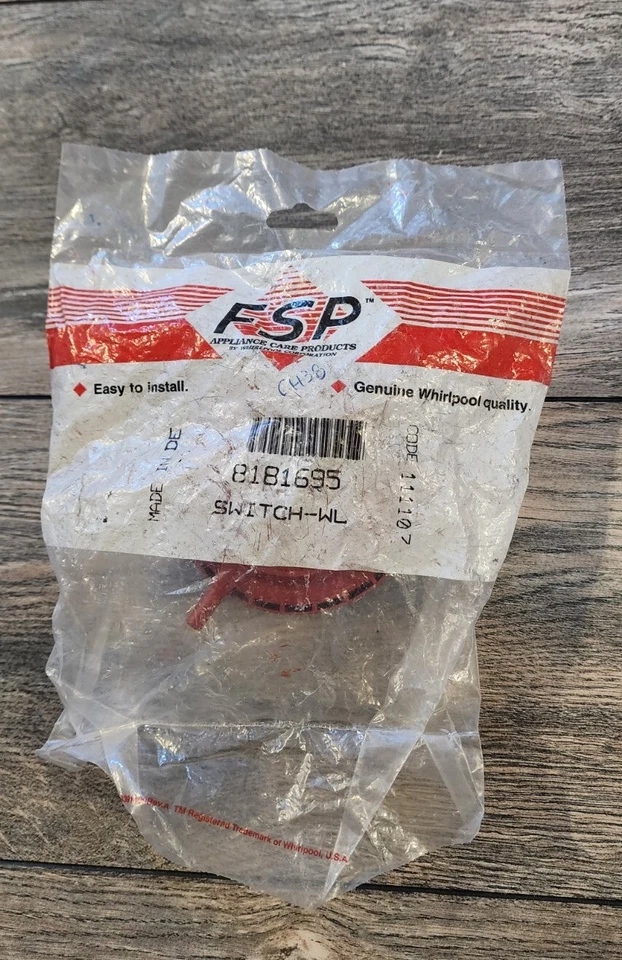 Whirlpool 8181695 Washer Pressure Switch