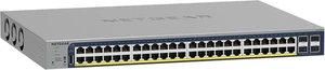 Netgear GS752TP 52-Port PoE Gigabit Ethernet Smart Switch, Managed - Silver/Gray - Picture 1 of 5