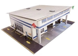 1:64 Scale Slot Car HO Pre-Race Inspection Station HotWheels Track Layout Kit - Picture 1 of 10
