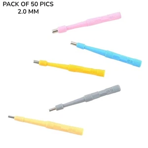 Lotto di 50 pezzi 2,0 mm monouso biopsia punzone micro dermico corpo piercing sterile - Foto 1 di 6