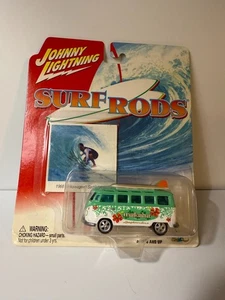 Johnny Lightning Surf Rods 1966 Volkswagen Samba Makaha Longboarders J11 - Picture 1 of 1