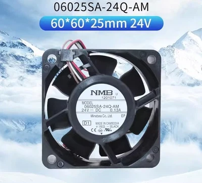 1 pezzo Nuova ventola di raffreddamento 06025SA-24Q-AM 6025 DC24V 0,13A 6CM 4 pin - Immagine 1 di 4