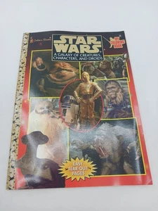 1997 STAR WARS COLORING BOOK CREATURES CHARACTERS AND DROIDS NEW - Picture 1 of 2