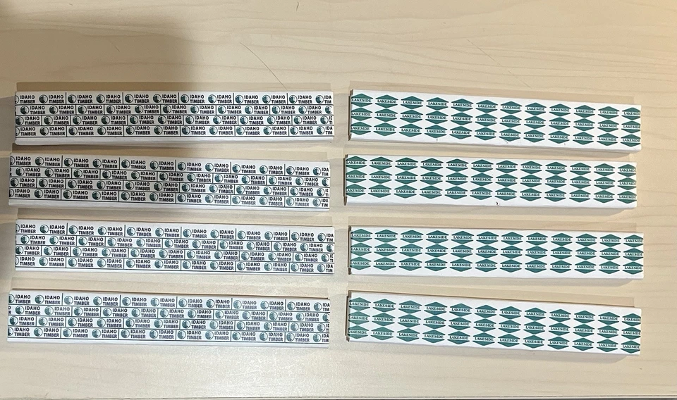 Lot Of Loads For Red Caboose 73’ Centerbeam N Scale Idaho Timber Lakeside Lumber - Image 1 of 1