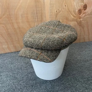 Gorra de Newsboy Wigéns Harris Tweed Gorra Plana Lana Espiga Talla 59 Preppy Elegante - Imagen 1 de 7
