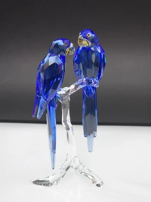 Figura Cristal Guacamayos Jacinto Swarovski 2014 Exclusiva para Miembros SCS Foto 1 de 4