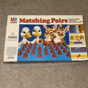 Vintage MB Matching Pairs Board Game 1981 Complete - Picture 1 of 11