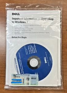 Mise à niveau Microsoft Windows 7 Pro à partir de Vista Business OEM Dell DVD scellé en usine - Photo 1/7