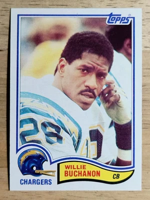1982 Topps #227 Willie Buchanon - Image 1 of 2