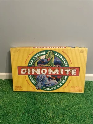 Vintage Dinomite Dinosaur Game 1988 NEVER PLAYED UNIVERSITY GAMES RARE MINT - Image 1 of 4