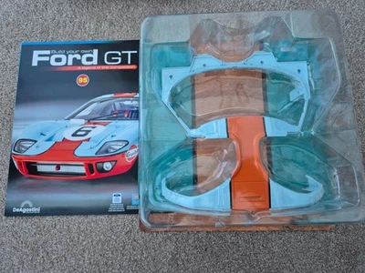 1/8 Scala DeAgostini Costruisci La Tua Auto Ford GT40 Numero 95 + Rivista - Immagine 1 di 3