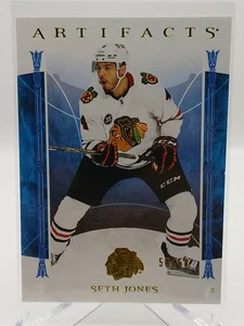 2022-23 Upper Deck Artifacts Seth Jones #48 50/50 Gold Parallel SP - Picture 1 of 3