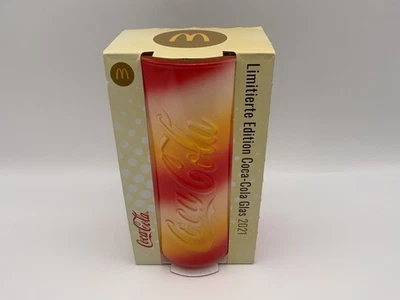 COCA-COLA 1 Coca Cola Glas 2021 Mc Donalds 50 Jahre Mc Donalds limitiert Neu Ovp Vintage