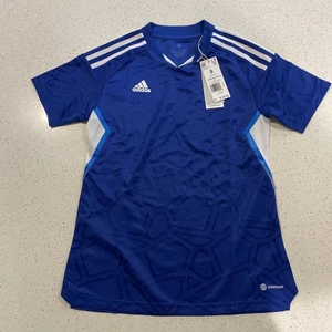 Adidas Condivo 22 Match Day Trikot Royal Blau Oberteil Damen Small GS0177 Neu mit Etikett - Bild 1 von 6