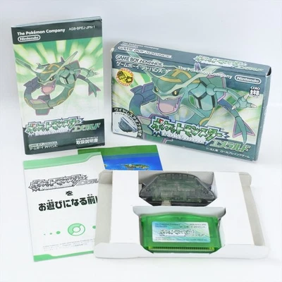 POKEMON EMERALD Pocket Monsters Japan Gameboy Advance Nintendo 2719 gba - Image 1 of 4