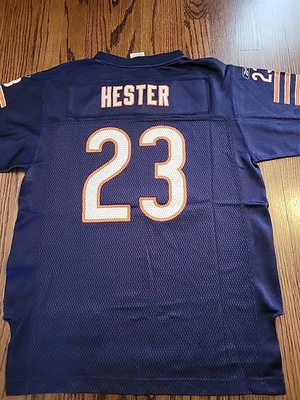 Camiseta de fútbol americano Reebok Devin Hester Chicago Bears NFL juvenil grande 14-16 niños Foto 1 de 4