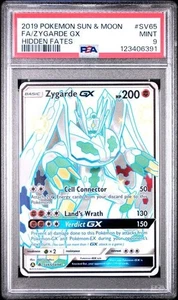 PSA 9 ZYGARDE GX SV65 HIDDEN FATES SUN & MOON SHINY VAULT POKEMON MINT - Bild 1 von 2