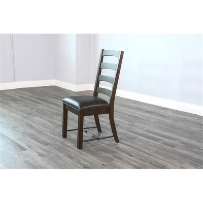 Silla de comedor Sunny Designs Homestead con respaldo de escalera (juego de 2) Foto 1 de 4