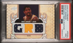 2008 UD Premier Remnants /25 Triple Position MAGIC JOHNSON PSA 9 #PR3-MJ LAKERS - Picture 1 of 3