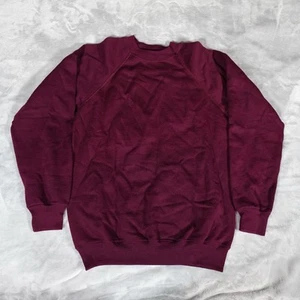 Sudadera vintage Hanes Raglán para hombre M (se adapta a S) algodón acrílico hecha en EE. UU. años 80  - Imagen 1 de 7