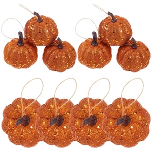  10 Pcs Pumpkin Fake Pumpkins Decor Halloween Thanksgiving Simulation - Picture 1 of 12