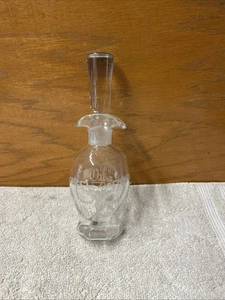 Antike Falken Öl & Essig Kruzifix Blumenschliff mundgeblasen Klarglas - Pat.1914 - Bild 1 von 10