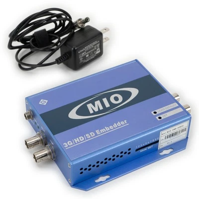 Gra-Vue MIO 3G/HD/SD Embedder with 2 SDI Outputs & Original PSU, EMB-HDSDI V1.2 - Image 1 of 4