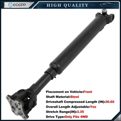 Árbol de transmisión delantero ECCPP para Chevy K1500 1993-98 K2500 GMC K1500 K2500 938-098 4x4 Foto 1 de 4