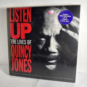 NEW Listen Up: The Lives of Quincy Jones Music CD from the motion picture +BOOK - Picture 1 of 4