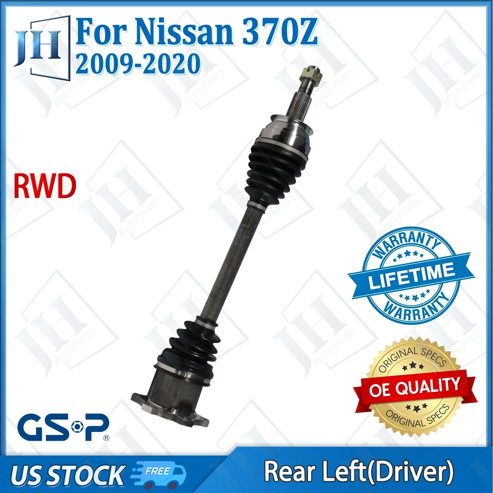 OE Rear Left Driver CV Axle Shaft For 2009-2020 Nissan 370Z Z V6 3.7L RWD - Image 1 of 4