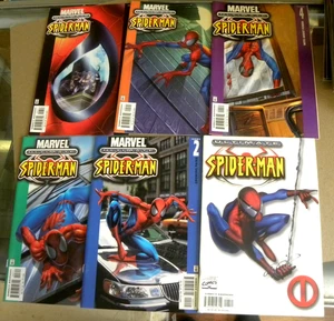 Marvel 2000 1st 6 ULTIMATE SPIDER-MAN 1 Key Whie Variant VF 2 3 4 5 6 NM gb - Picture 1 of 13