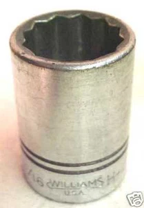 WILLIAMS TOOLS 1-1/16"" ZÓCALO 3/4"" unidad H-1234 EE. UU. - Imagen 1 de 1