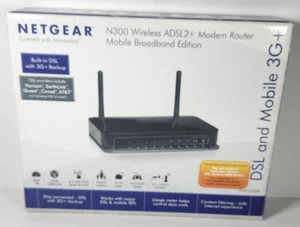 NetGear N300 Wireless ADSL2+ Modem Router Mobile Broadband Edition DGN2200M New - Picture 1 of 21