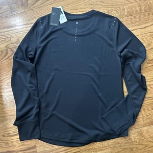 NEW Women's Activewear Size M Long Sleeve Shirt Top Crew Neck Pullover NWT - Picture 1 of 9
