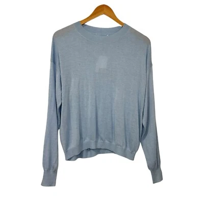 BP. Suéter Nordstrom para mujer cuello redondo talla pequeña azul manga larga ultra suave Foto 1 de 4