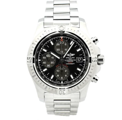 Breitling Colt Chronograph A13388 Black Dial 44mm Automatik mit Garantiekarte - Bild 1 von 4