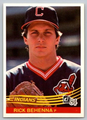 1984 Donruss - #346 Rick Behenna (RC) - Image 1 of 2