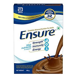Ensure- Chocolate flavour complete Balance Meal Replacment 400 gm pack of 1