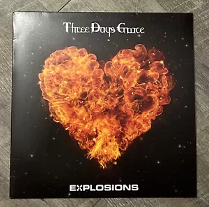 Three Days Grace Explosions Limited Gold Color Vinyl LP EX - Picture 1 of 10