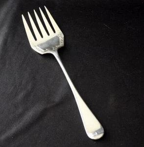 BRIDDON BROTHERS Silverplate Large 5 Tine Serving Fork - Picture 1 of 4