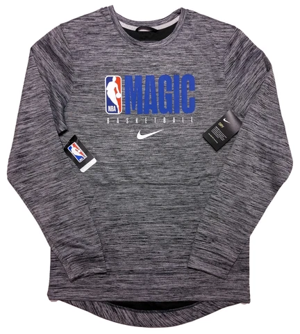 NIKE Orlando Magic NBA Long Sleeve Sweatshirt Gray Small S ~ New Cover